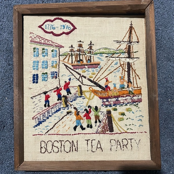 Wall Decor Vintage Americana Needlework Poshmark